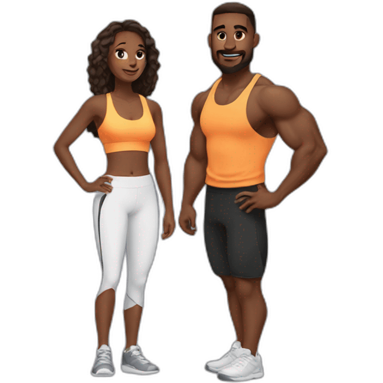 gym couple emoji