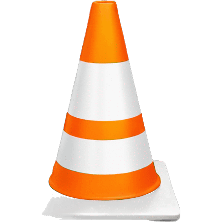 Traffic cone emoji