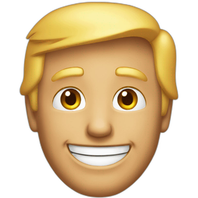 Donald Trump smiling emoji