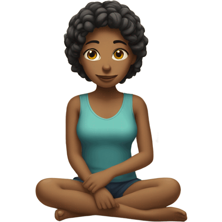 Girl Relaxing  emoji