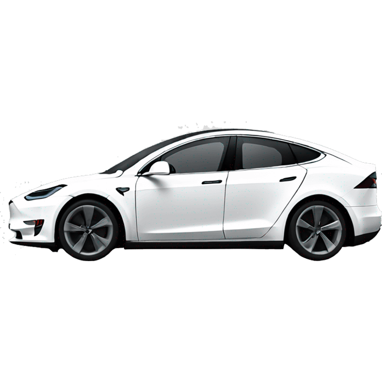 White Tesla emoji