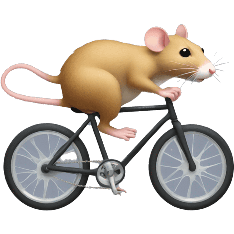 rat biking emoji