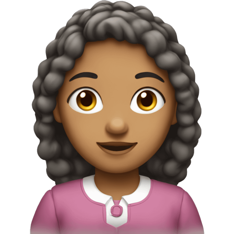 Menina de cílios  emoji