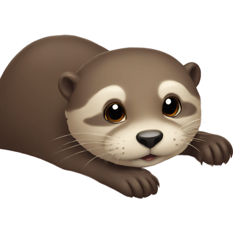 Otter im bett emoji