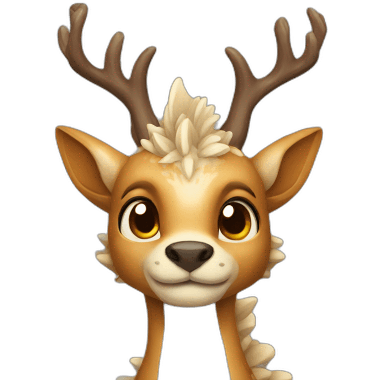 deer dragon mix emoji