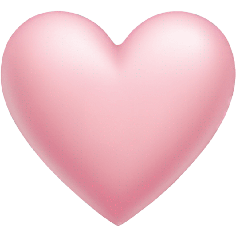 Light pink heart emoji