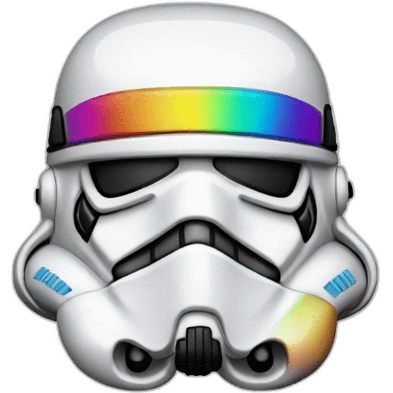 Rainbow Stormtrooper emoji