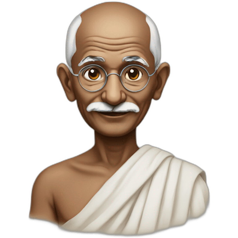 Mahatma Gandhi emoji