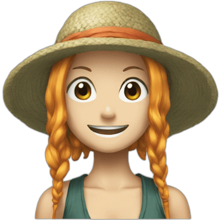 Nami from one piece emoji