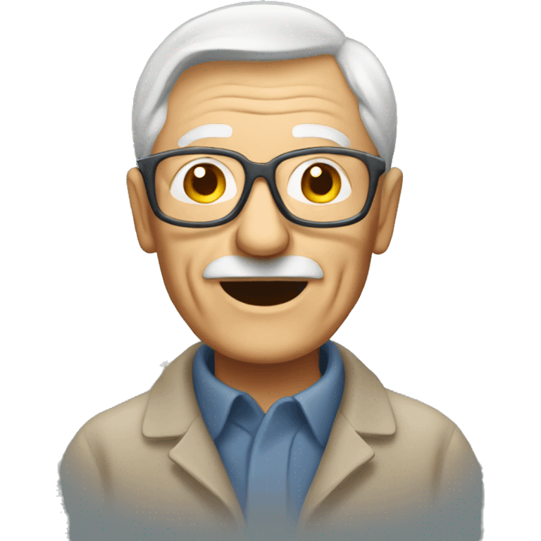 pensioner in the spotlight emoji