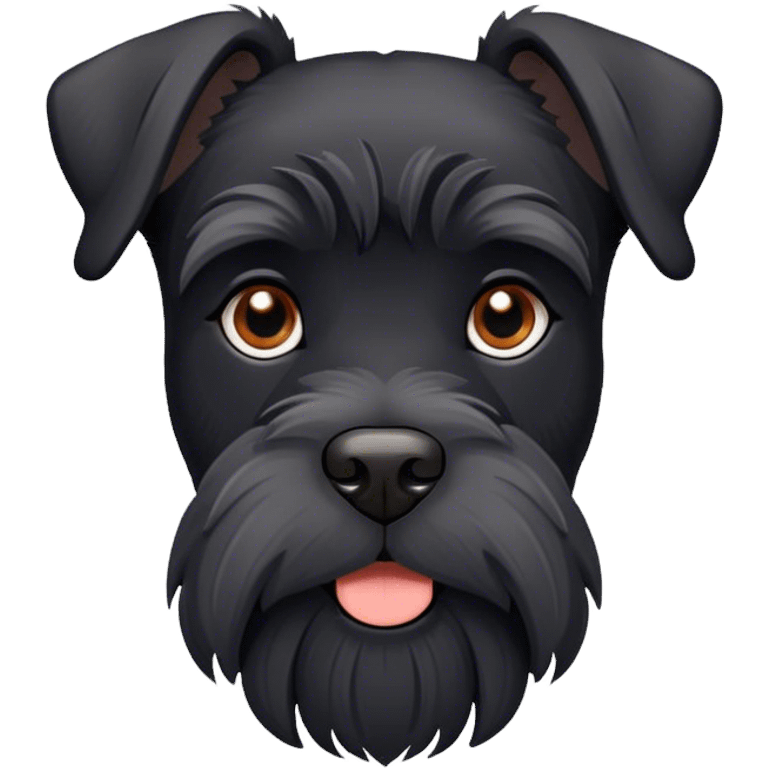 Black Schnauzer  emoji