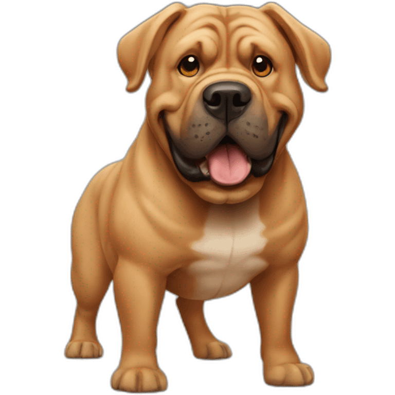 Dog Bull mastif emoji