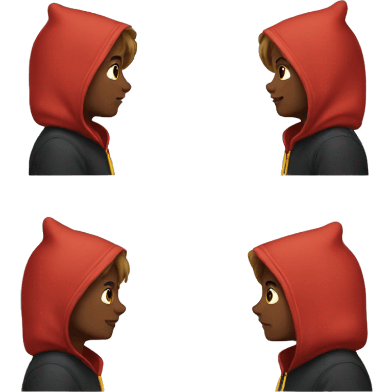 Red hoodie  emoji