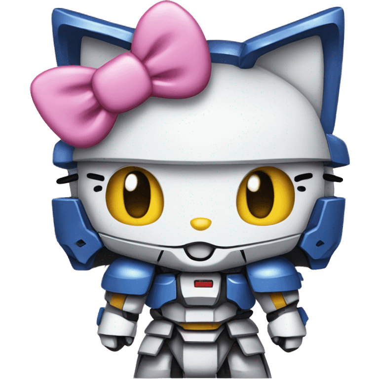 hellokitty gundam emoji