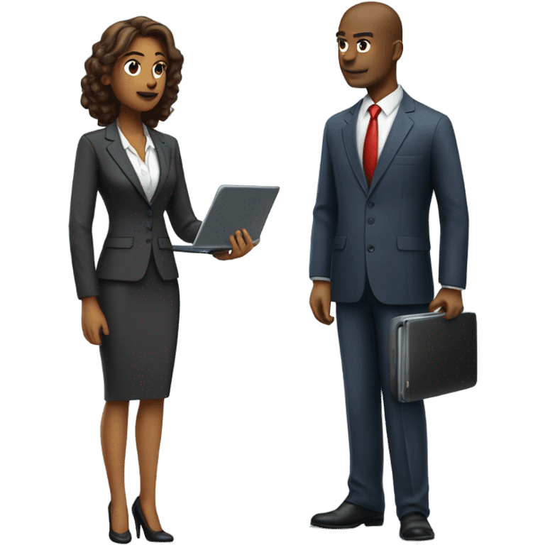 businessman and businesswoman emoji