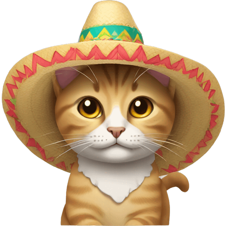 cat wearing a sombrero  emoji