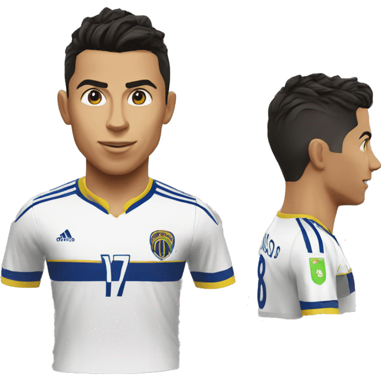 Cristiano Ronaldo soccer al nassr realistic emoji