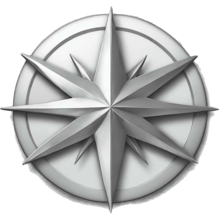 Northern star silver emoji