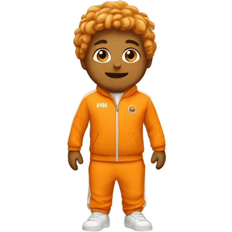 orange tracksuit emoji