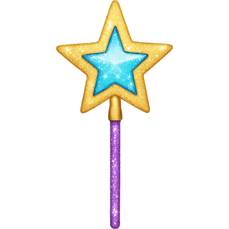 Sparkly magic wand emoji