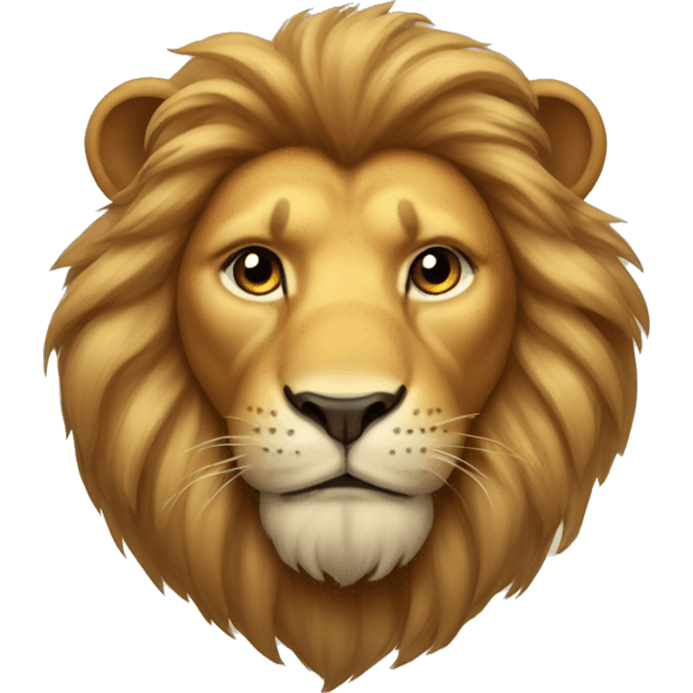 Lion with bow emoji