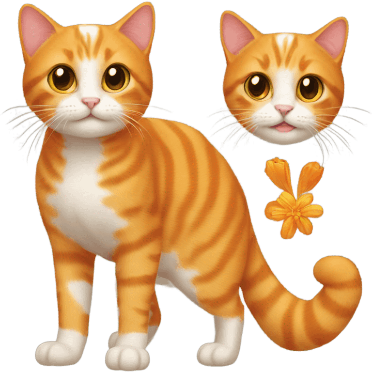 orange cat emoji