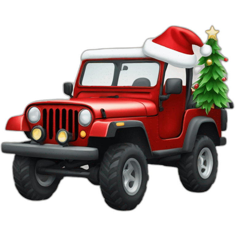 jeep navidad emoji