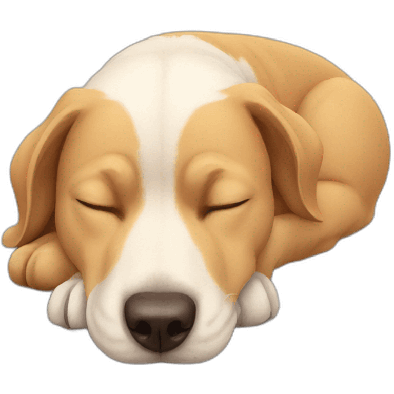 Dog sleep emoji