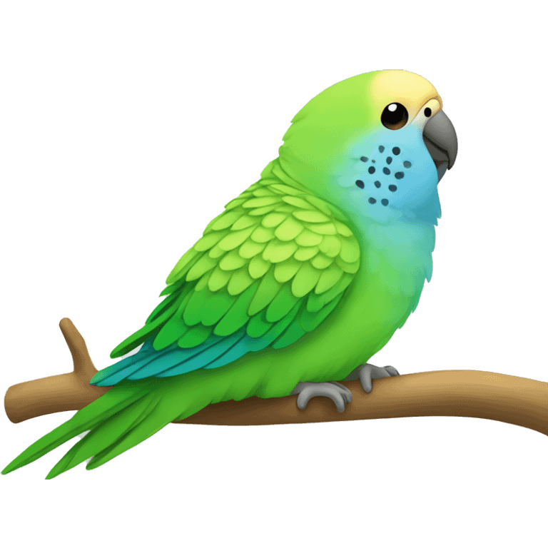 parakeet sleeping emoji