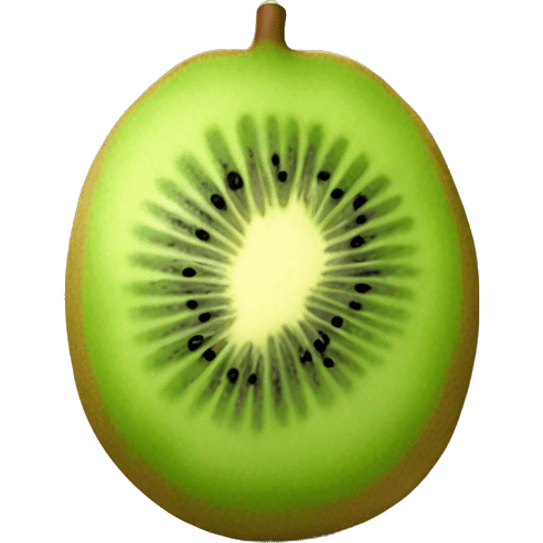 3D kiwi fruit  emoji