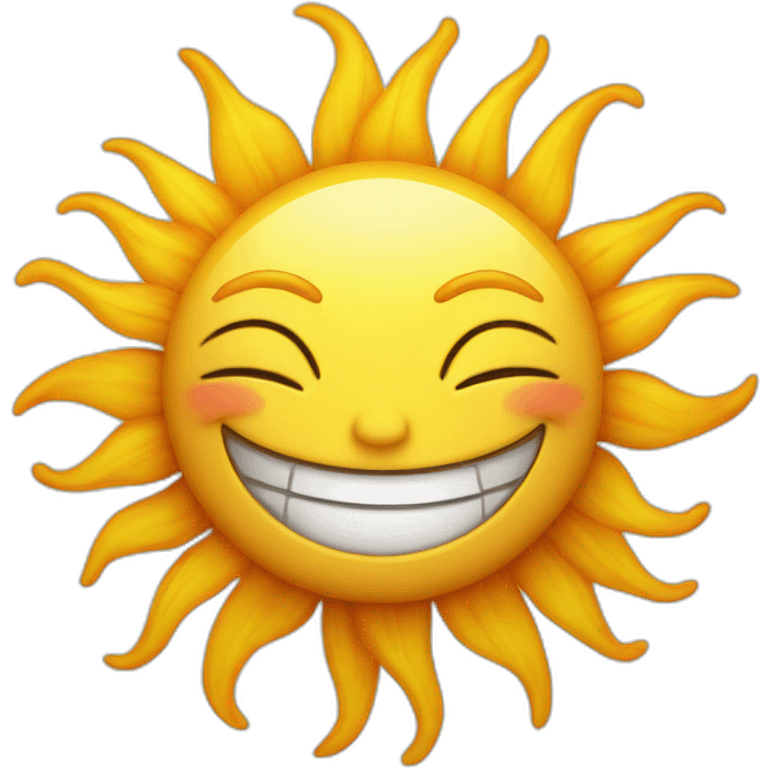 happy sun emoji