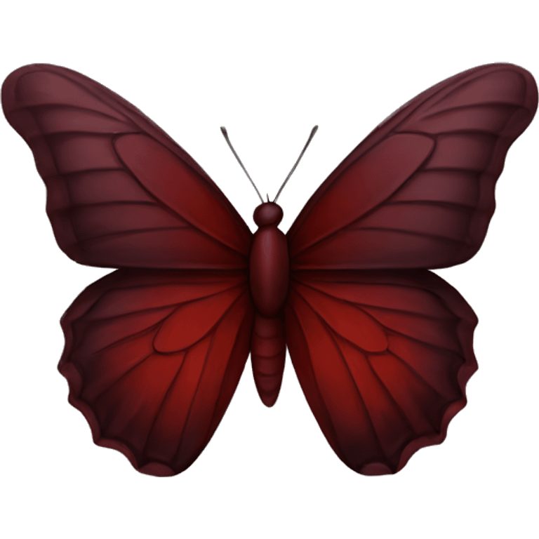 dark red butterfly  emoji