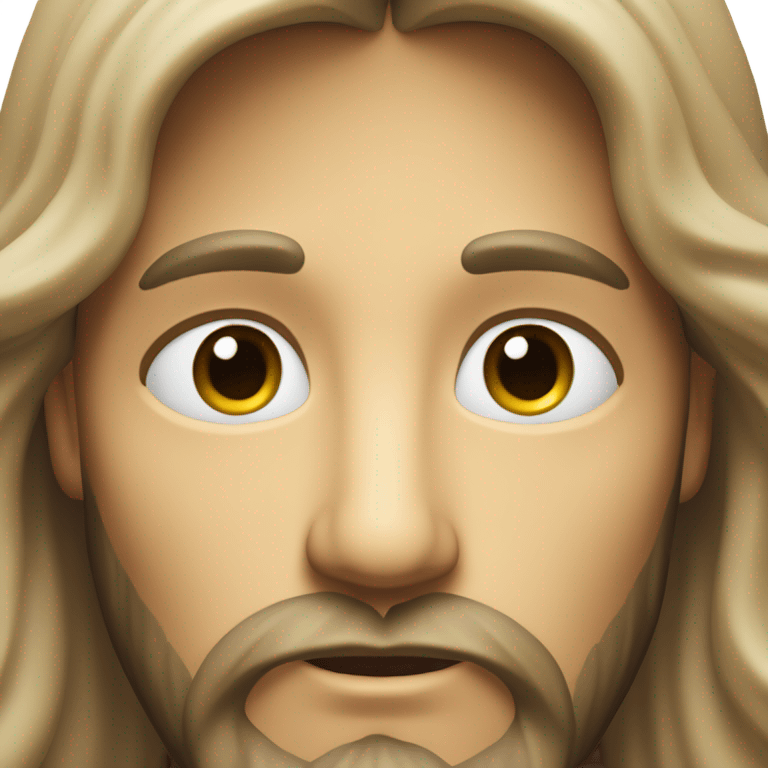 Jesus face emoji