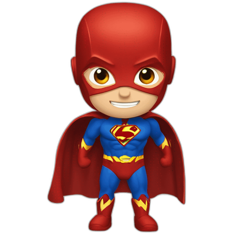 THE FLASH MIXED WITH SUPERMAN emoji