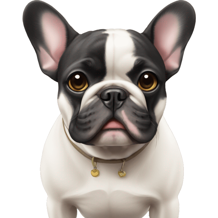 French bulldog in the beach emoji