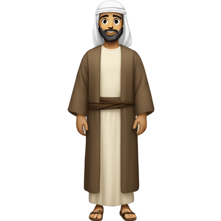 peter, a middle eastern disciple of jesus during biblical times, full body emoji