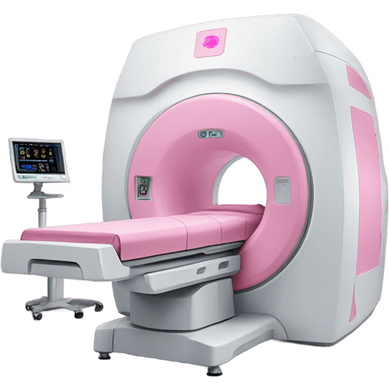 CT scanner in pink emoji