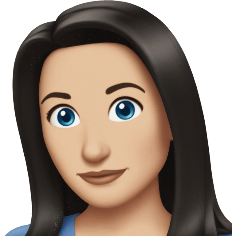 Monica Geller blue eyes emoji