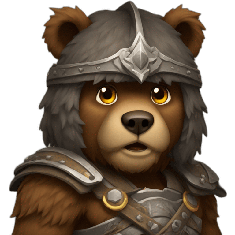 bear-warrior emoji