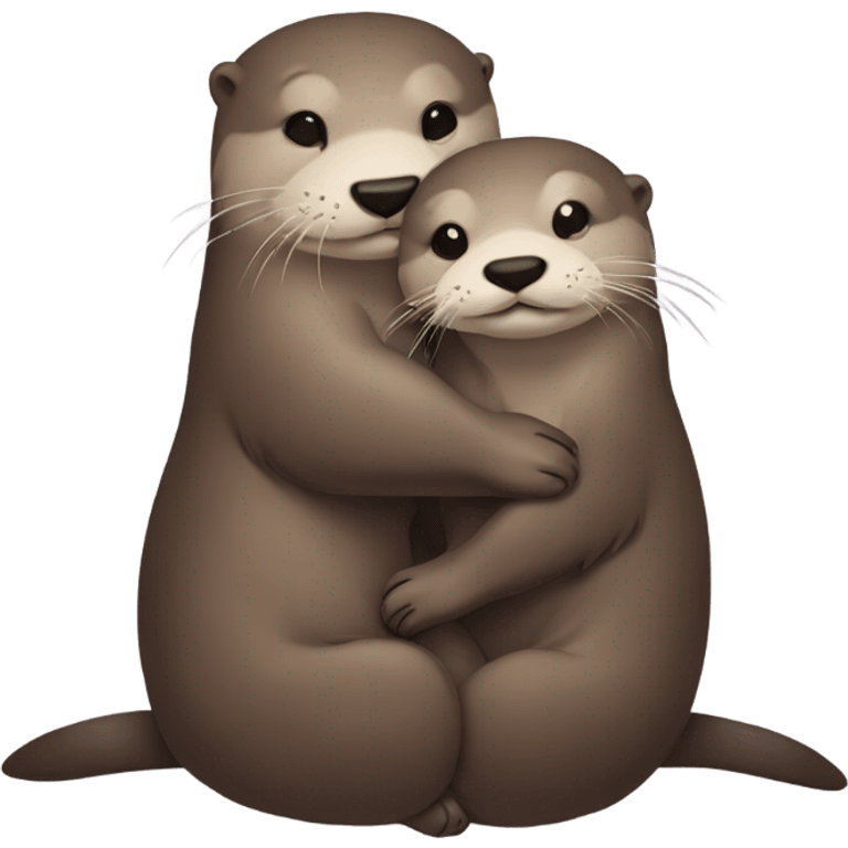 otters in lovs emoji