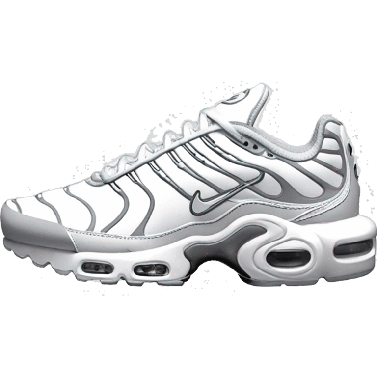 nike air max plus full white emoji