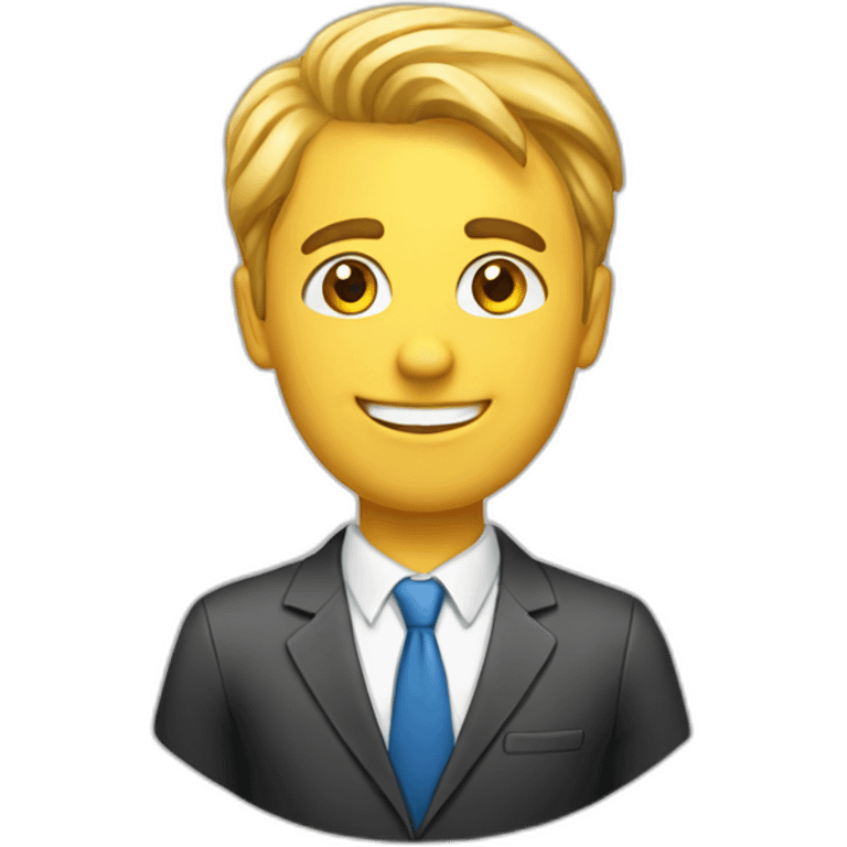 Real estate agent emoji