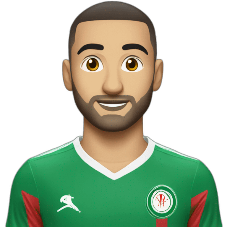 hakim ziyech in morocco jersey emoji