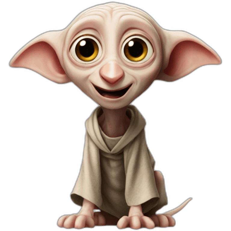 Dobby happy emoji