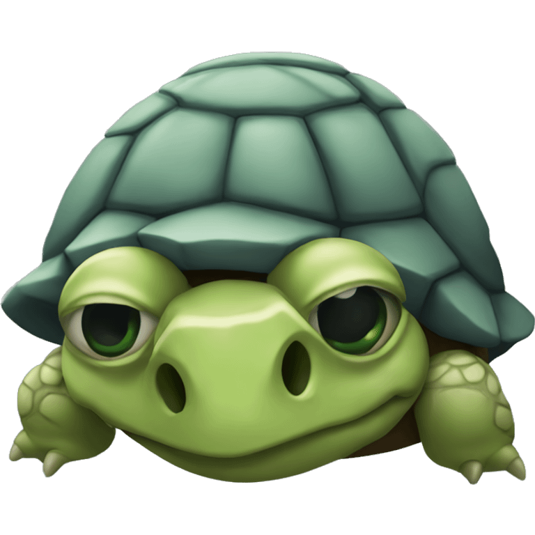 una tortuga triste emoji