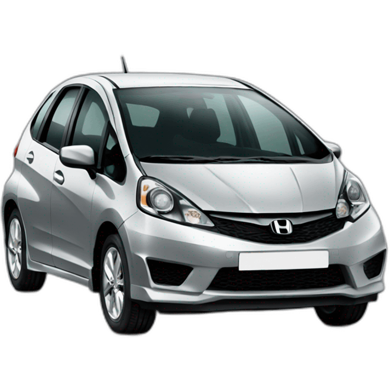 Grey Honda jazz emoji