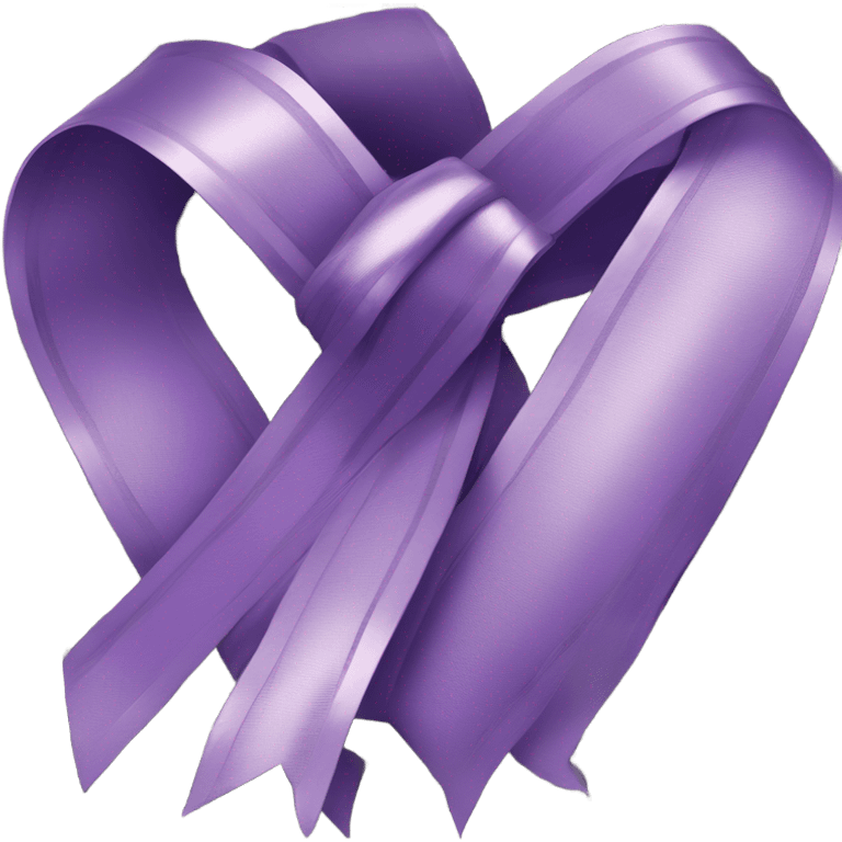 purple ribbon wrapped in money emoji