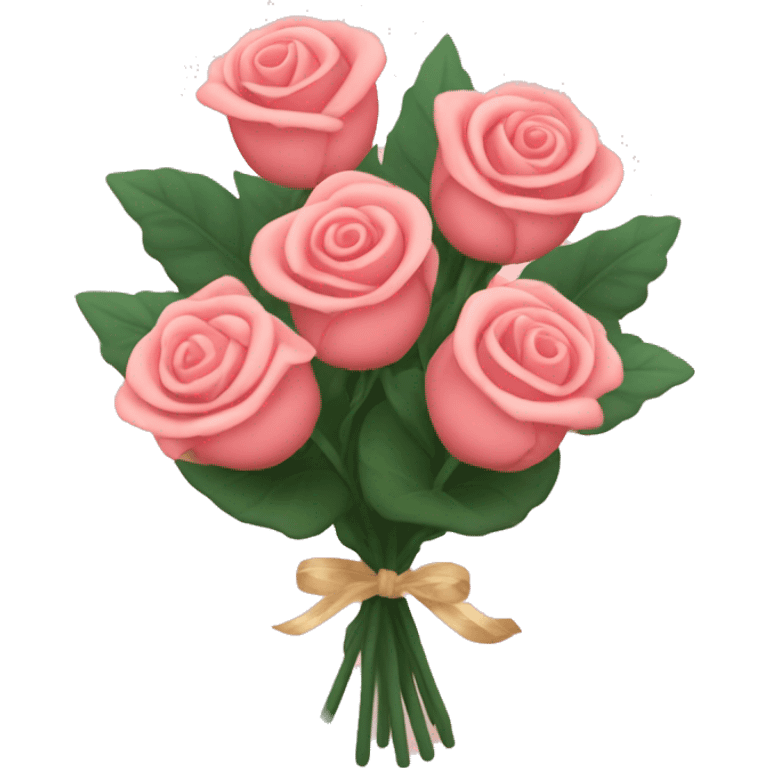 Bridgerton Inspired Emoji : Rose Bouquet – A beautiful bouquet, echoing the romantic themes and promenades of the series. emoji