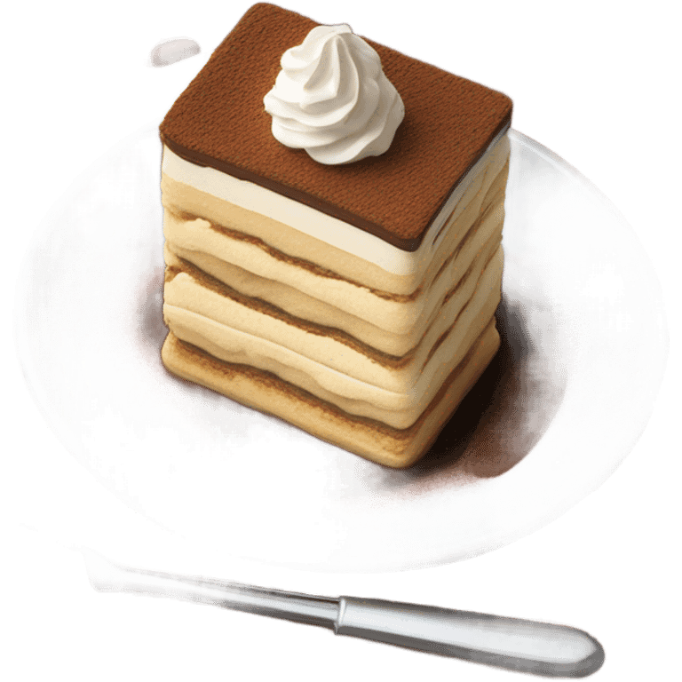 Tiramisu Italian desert emoji