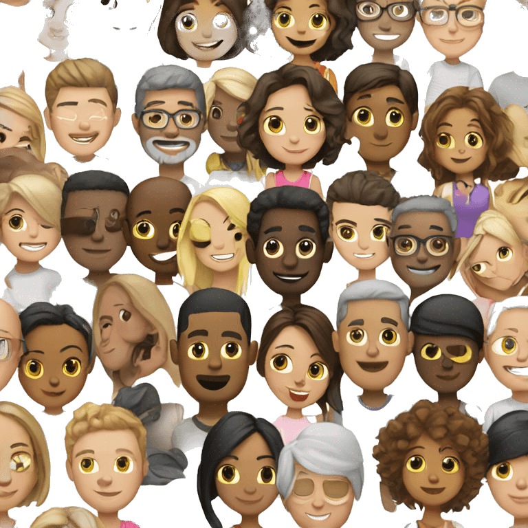 Community of friends  emoji